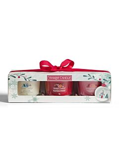 Yankee Candle - Snow Globe Wonderland 3 Filled Votive Gift Set